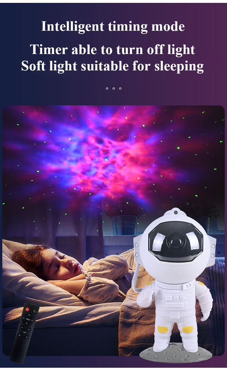 Astronaut Light Projector Galaxy Star Projectors Night Light USB lampara  estrellas proyector Room Decor Night Lights dropshippin