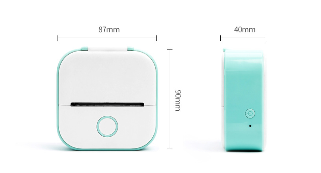 Mini Printer - T02 Bluetooth Inkless Instant Photo Printer, Small Thermal  Pocket Sticker Printer, Portable Mobile Phone Picture Printer, for  Students