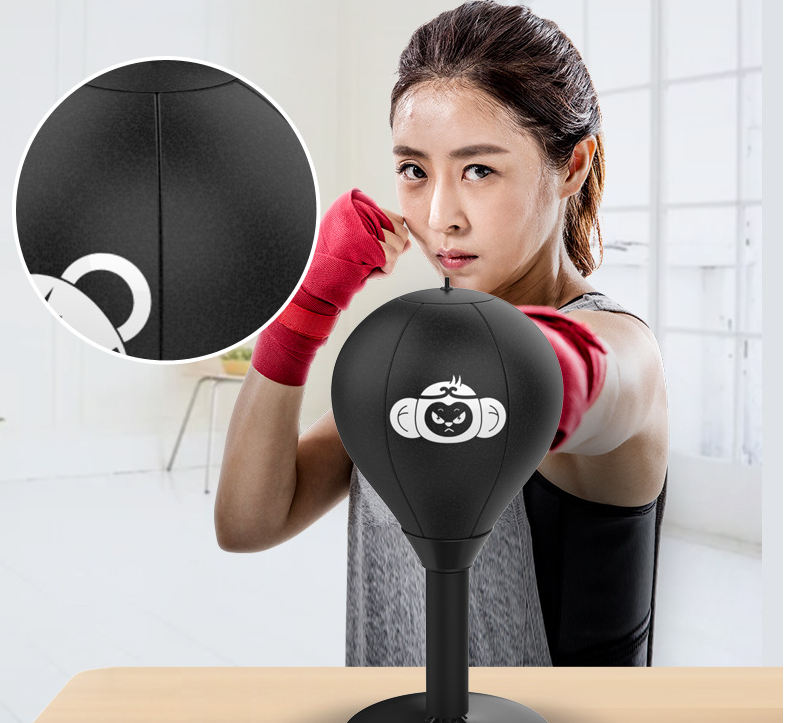 Stress Release Desktop Punching Ball, Tabletop Boxing Punching Bag 