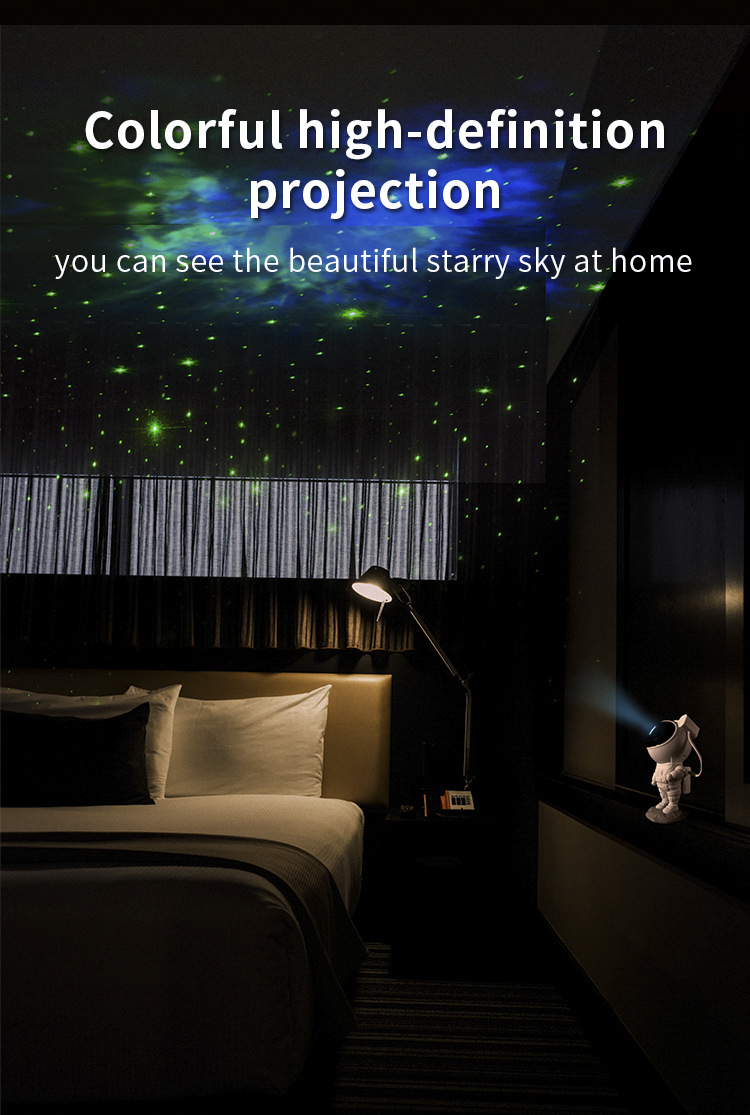 Dropship New Galaxy Star Projector Starry Sky Night Light Astronaut Lamp  Home Room Decor Decoration Bedroom Decorative Luminaires to Sell Online at  a Lower Price