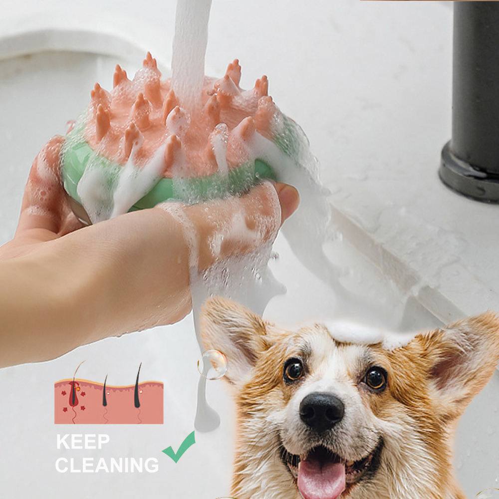 Automatic Foaming Dog Cat Bath Brush Dog Shampoo Brush With Soap Dispenser  Electric Pet Grooming Massage Brush Pet Bath Brush Scrubber Comb For Dog  Cat Pet Products - CJdropshipping