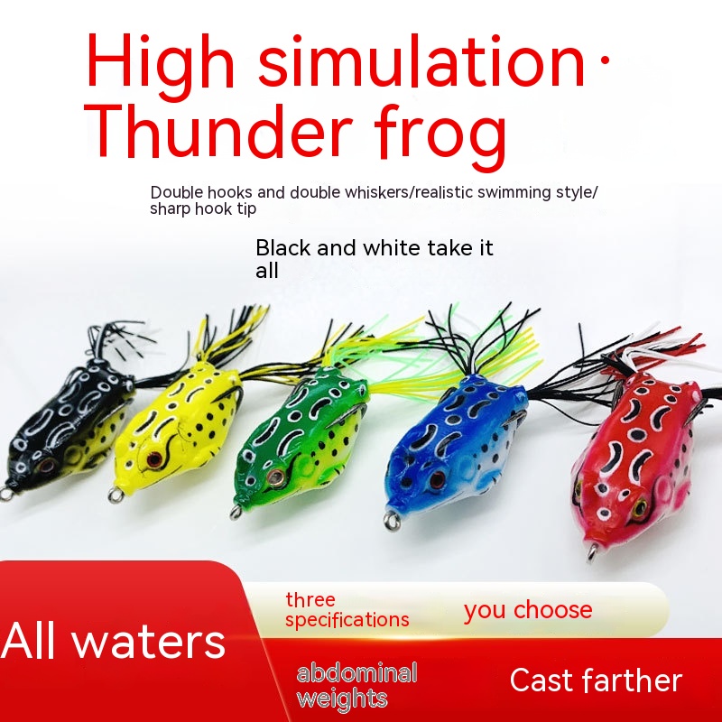 Simulation Lure Thunder Frog Lure Snakehead - CJdropshipping