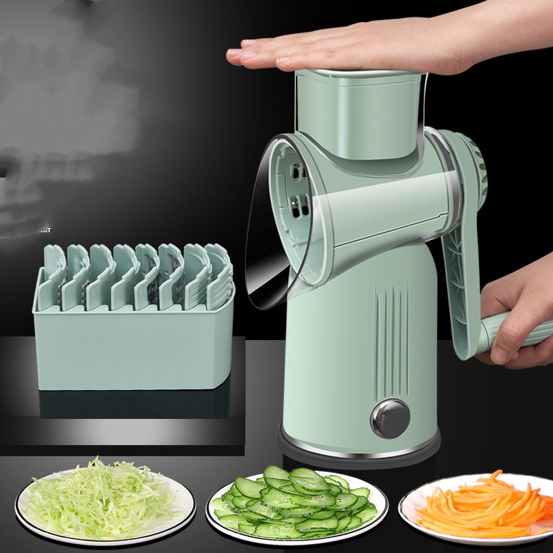 Electric Home Use Vegetable Slicer Fruit Maker Machine Potato Grater w/ 4  Blades