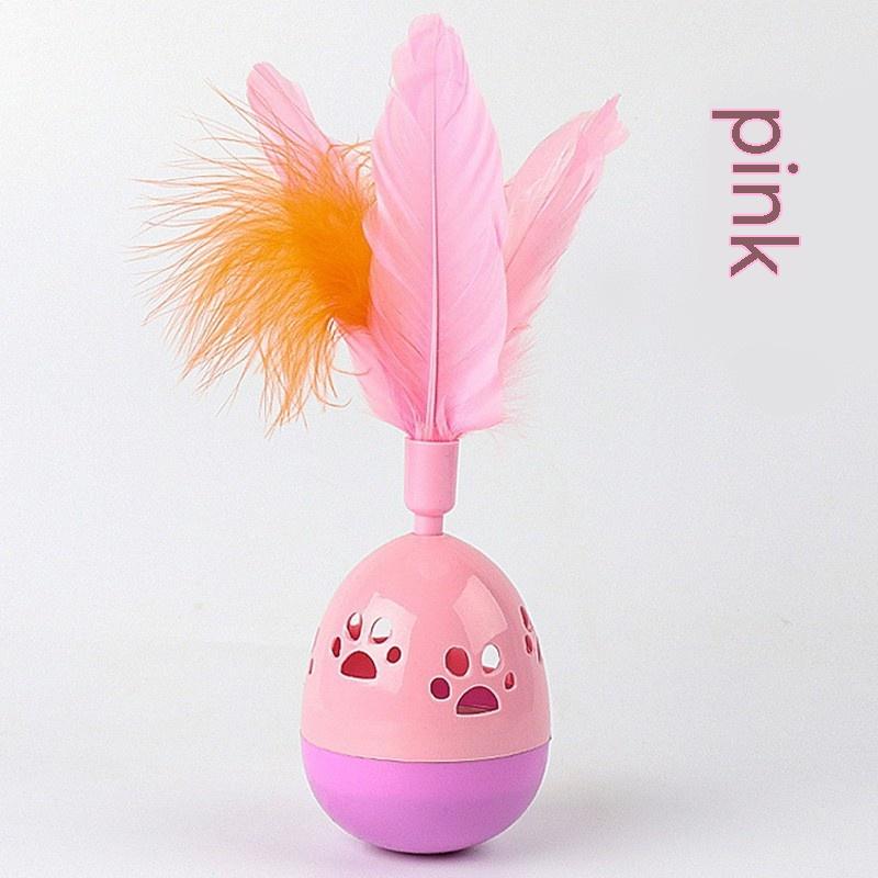 Interactive Cat Tumbler Bell Toy for Playful Pets  