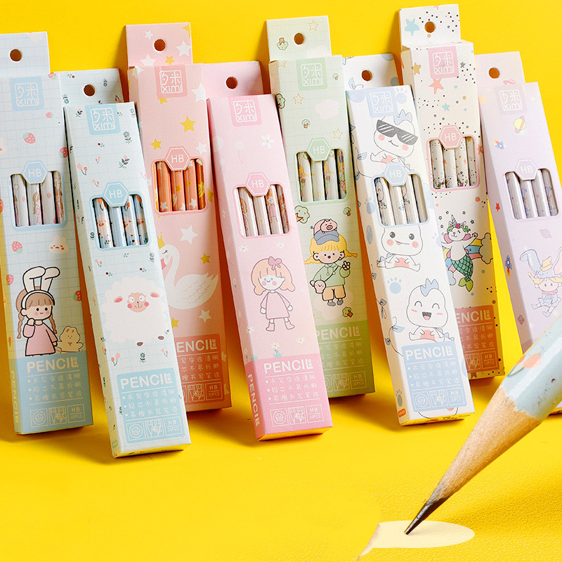 10pcs Hb Pencils Drawing Sketch Pencils Prize Learning Stationery