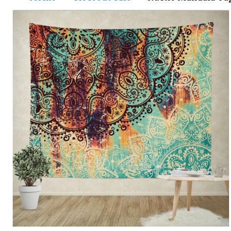 Hippie Flowers Dreamcore - Hippie Flower - Tapestry