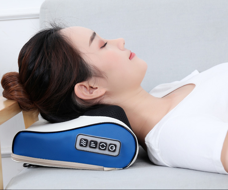 Dropship Back Neck Massage Pillow Thermotherapy Kneading Manipulation Massager  Car Massage Pillow to Sell Online at a Lower Price