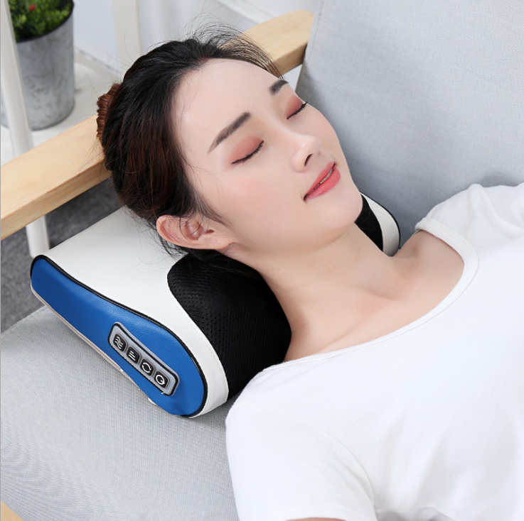 Dropship Back Neck Massage Pillow Thermotherapy Kneading Manipulation  Massager Car Massage Pillow to Sell Online at a Lower Price