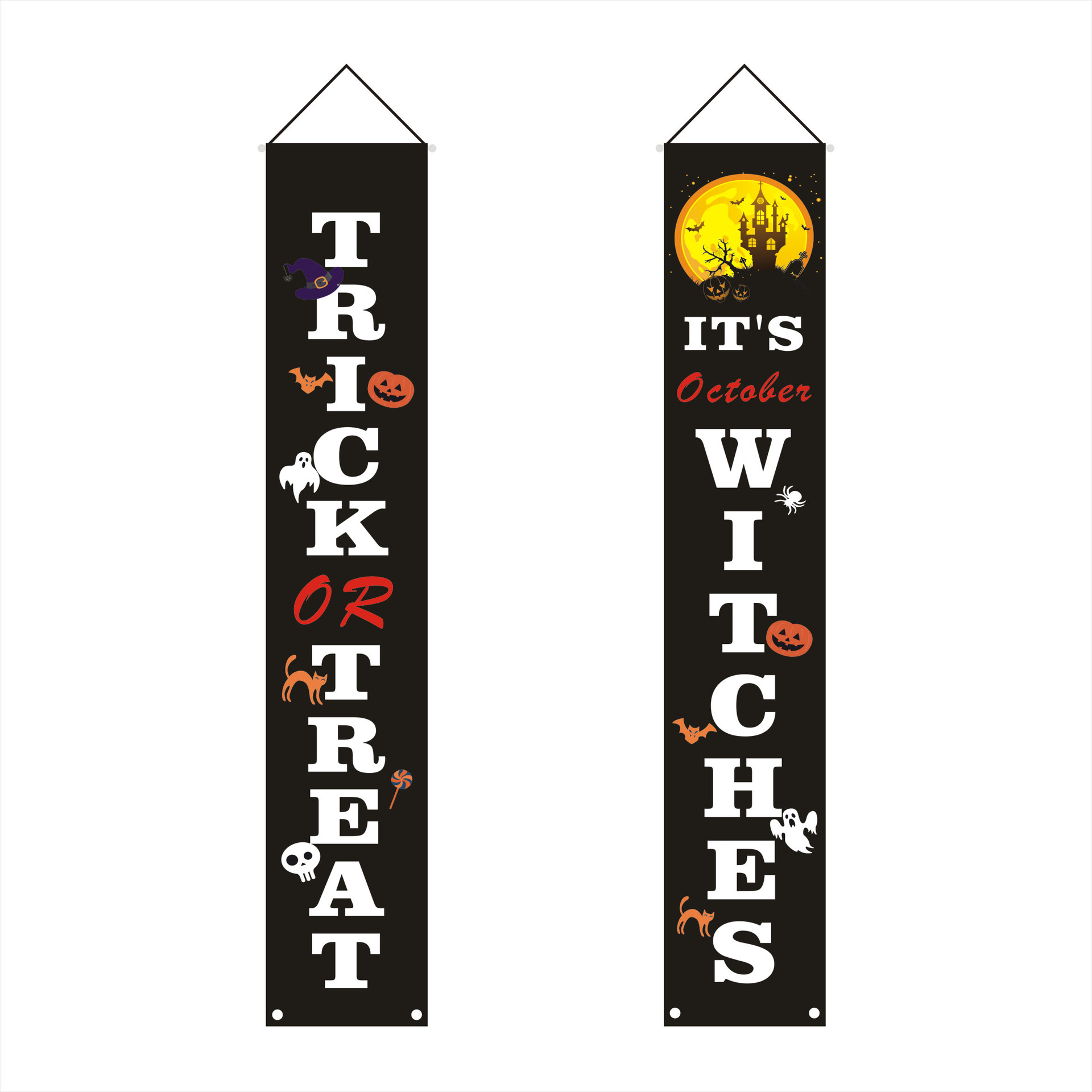 Halloween Door Curtain Couplet Banner - Cjdropshipping