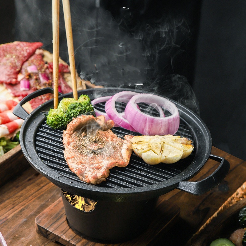 Korean BBQ Grill: Mini Smokeless Barbecue Grill