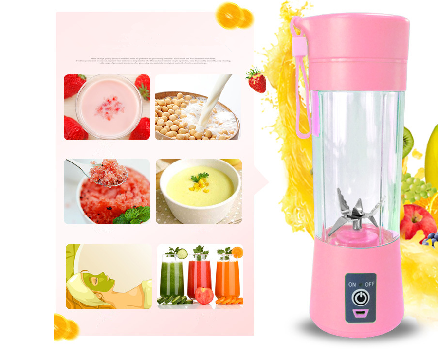 Portable Blender Juicer Personal Size Blender For Shakes And Smoothies With  6 Blade Mini Blender Kitchen Gadgets - CJdropshipping