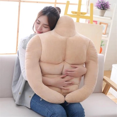 Boyfriend muscle arm on sale pillow