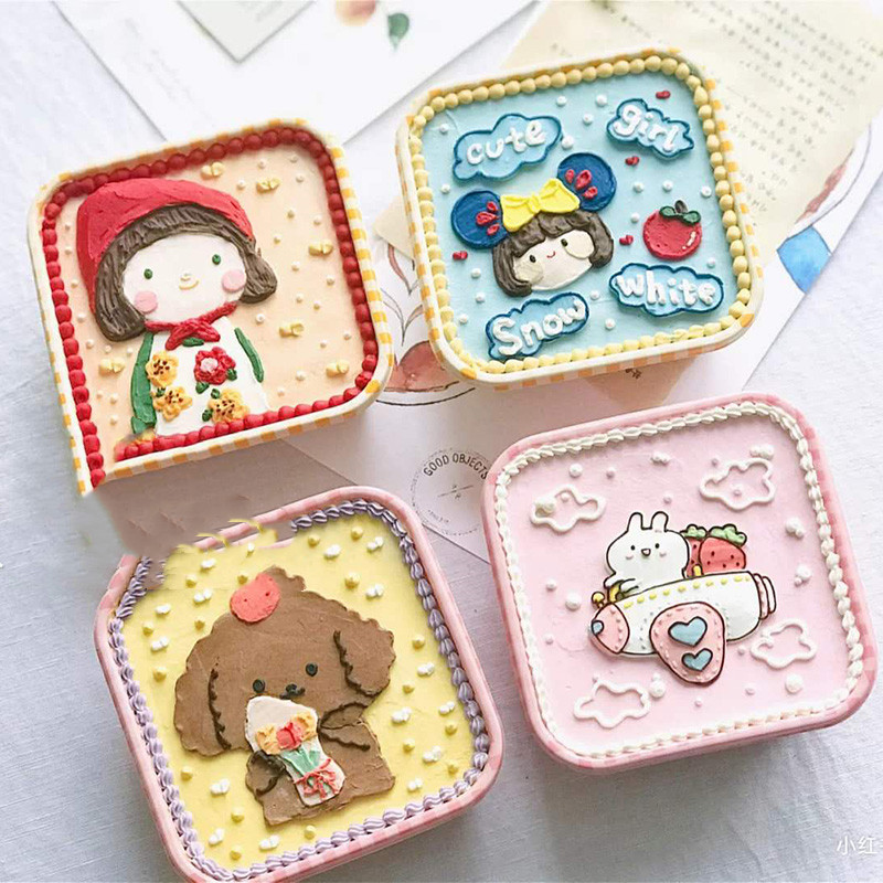 Handpainted oil painting lunch box CJdropshipping