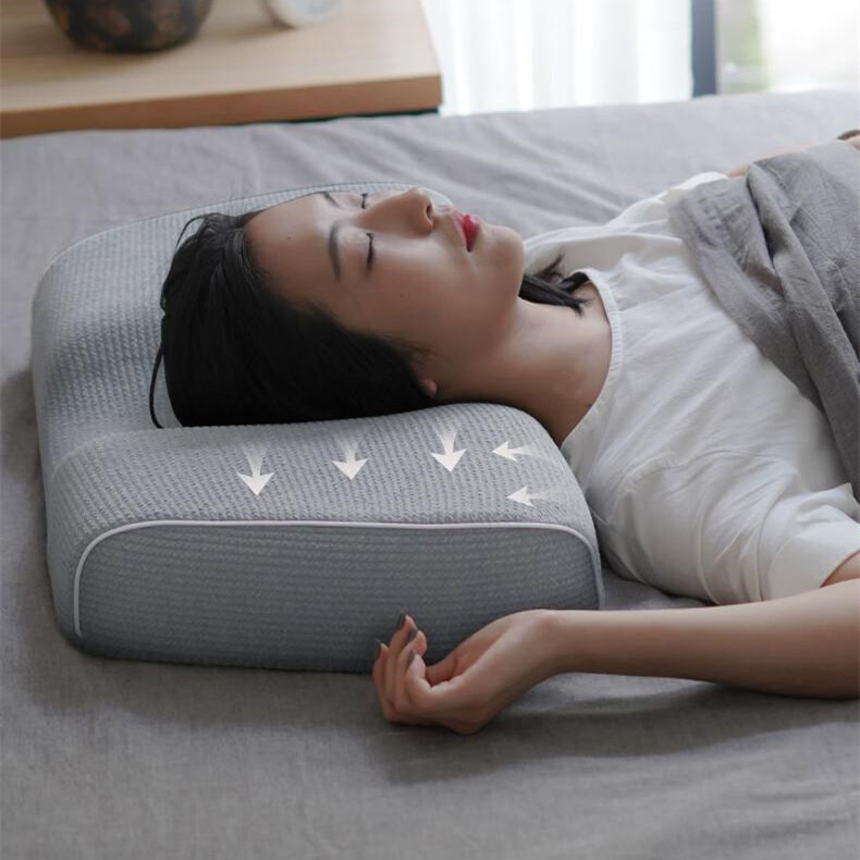 Cervical Health Massage Nap Pillows Memory Foam Neck Pillow Slow