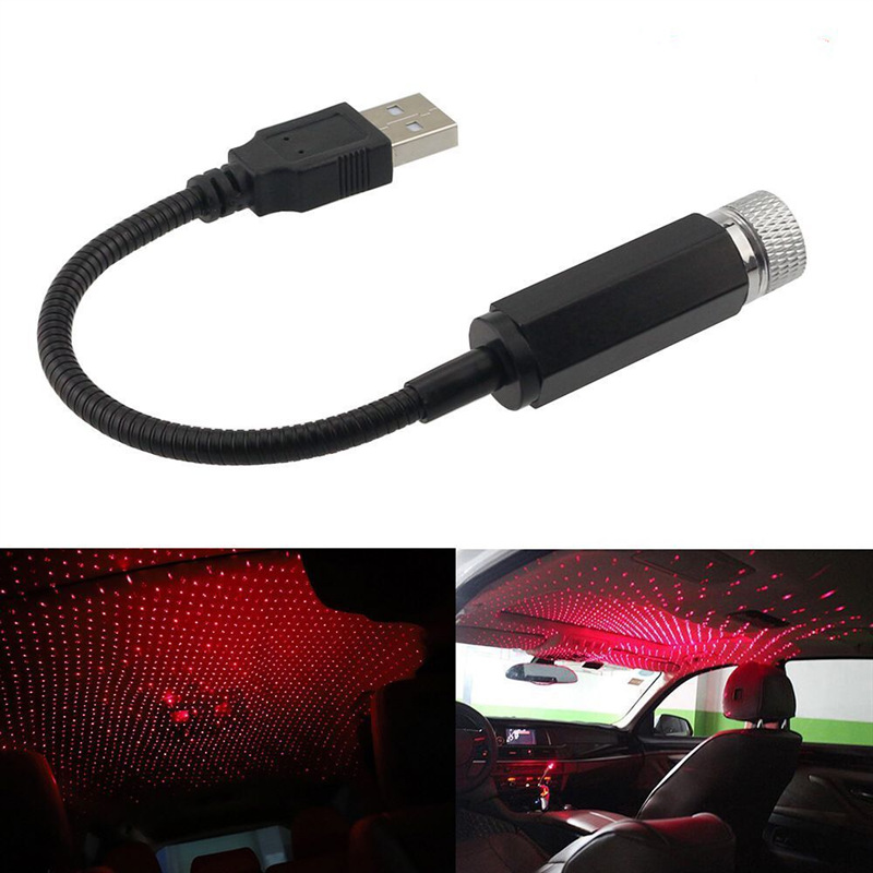 USB Plug LED Star Light Projector for Car Roof. – CareClub360