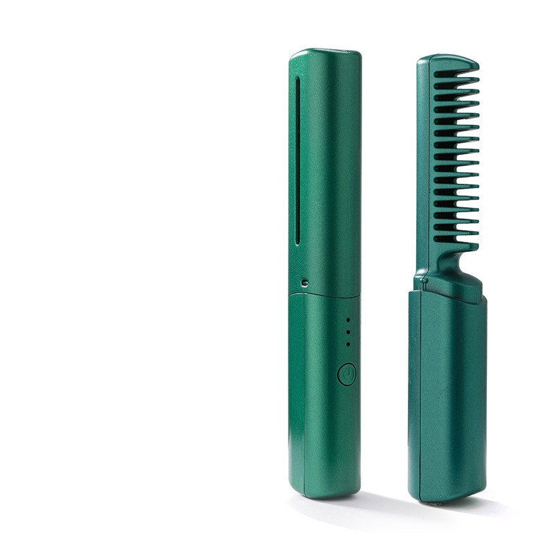 Professional Wireless Hair Straightener Curler Comb Fast Heating Negative Ion St - Picture 9 of 11