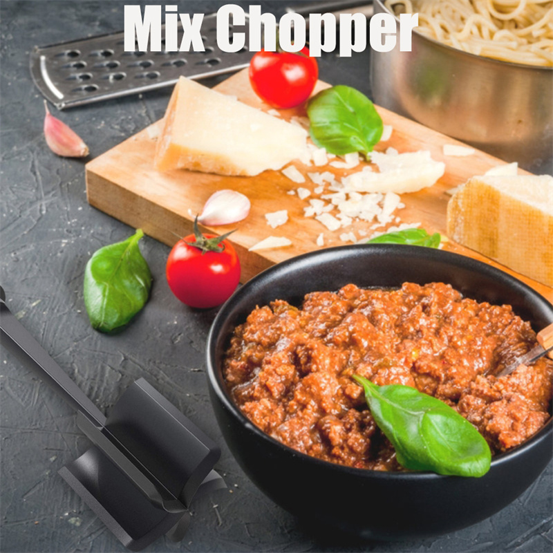 Zulay Kitchen Heat Resistant Meat Chopper, Masher & Smasher