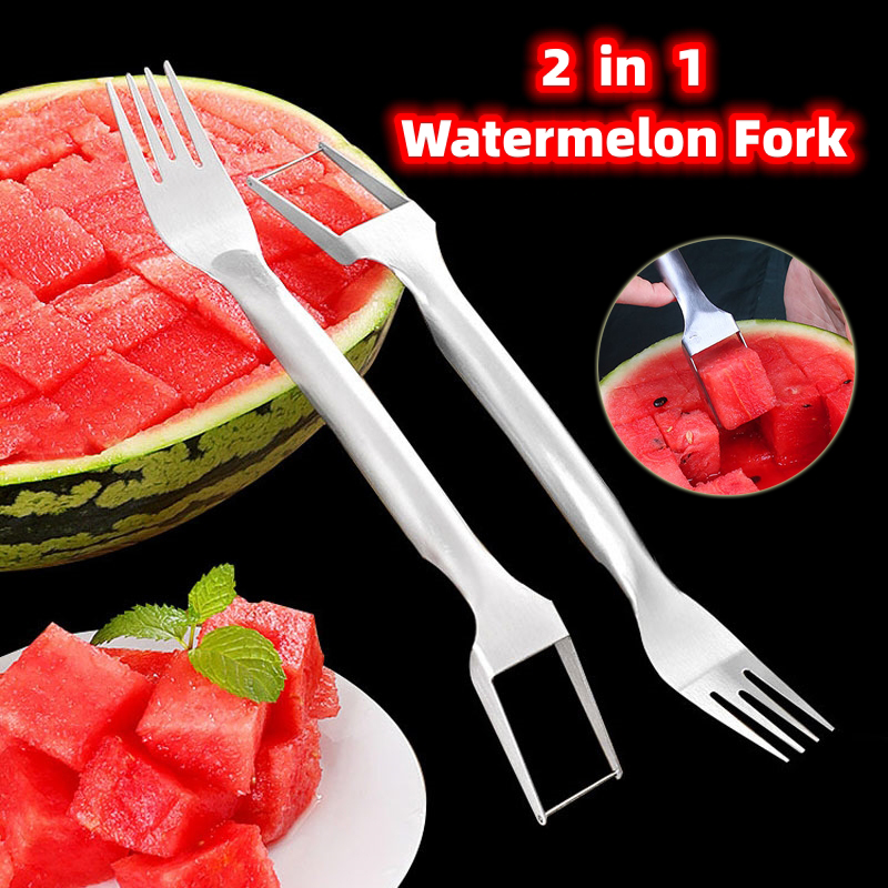 3 In 1 Watermelon Slicer Cutter Fruit Carving Knife Cutter Fruit