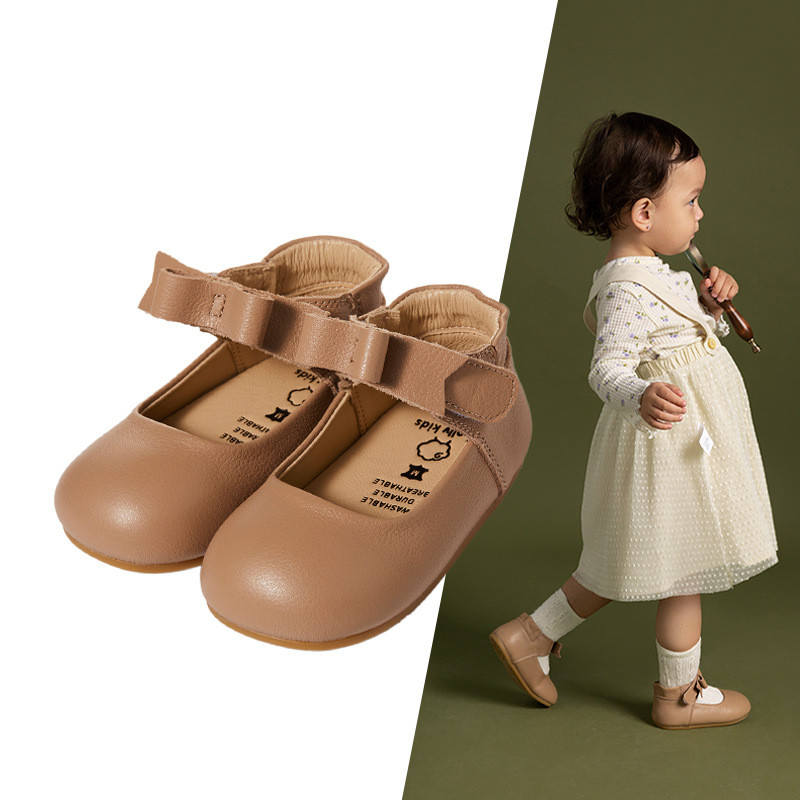 Leather Baby Toddler Shoes Soft-soled Children's Princess Shoes - MAMTASTIC