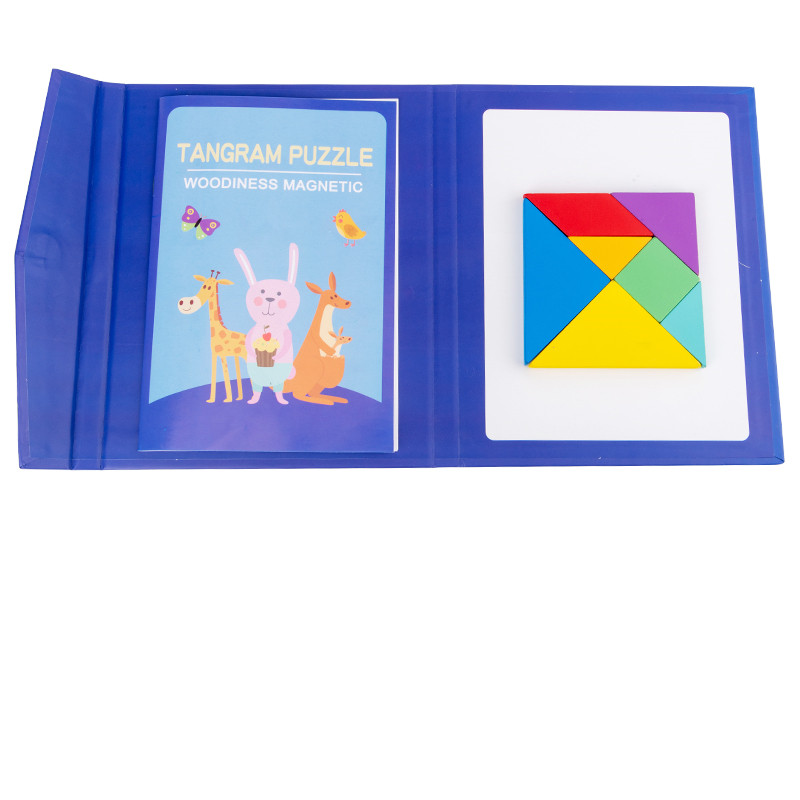 Magnetic Jigsaw Puzzle Tangram Educational Toy - MAMTASTIC