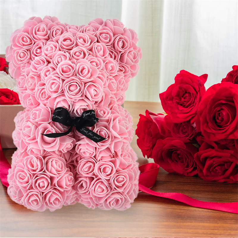 eternal rose teddy bear