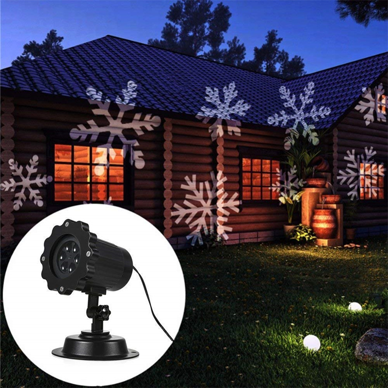 Dropship Outdoor Waterproof Christmas Snowflake LED Projector