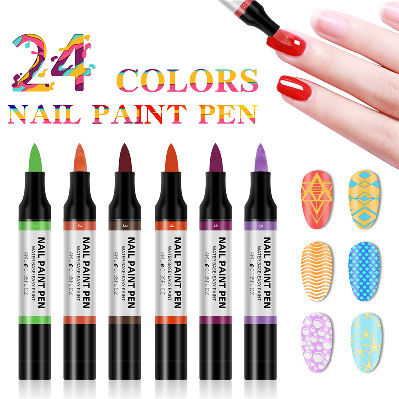 3.5g Nail Art Pen Quick-drying Vivid Color Grip Comfortable Excellent  Saturation Easy to Apply Decorative Plastic DIY 3D Abstract Lines Nail Art  Pen Beauty Tool for Nail Salon - Walmart.com