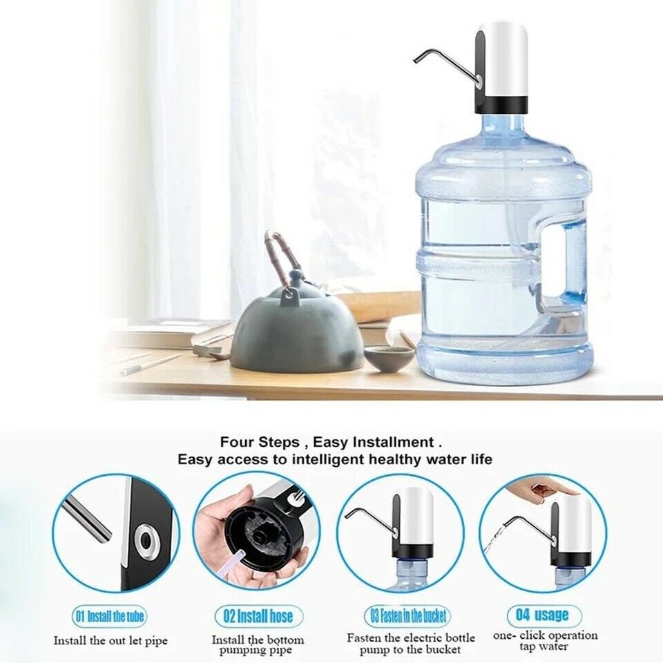 Water Bottle Electric Automatic Universal Dispenser 5 Gallon USB USB Water  Dispenser Automatic Drinking Water Bottle - CJdropshipping