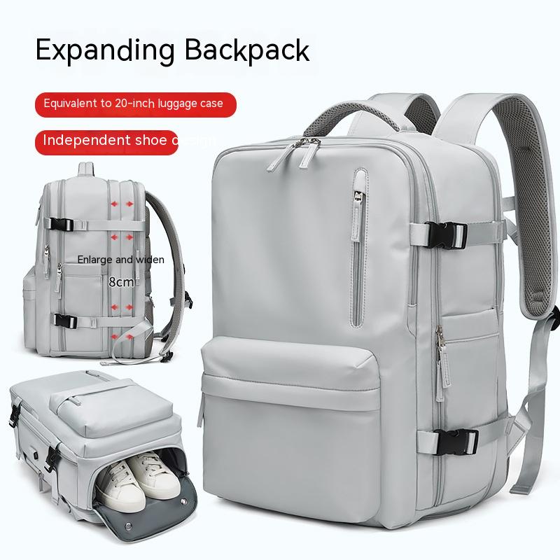 Expansion Backpack Women's Casual Dry Wet Separation Backpack ...