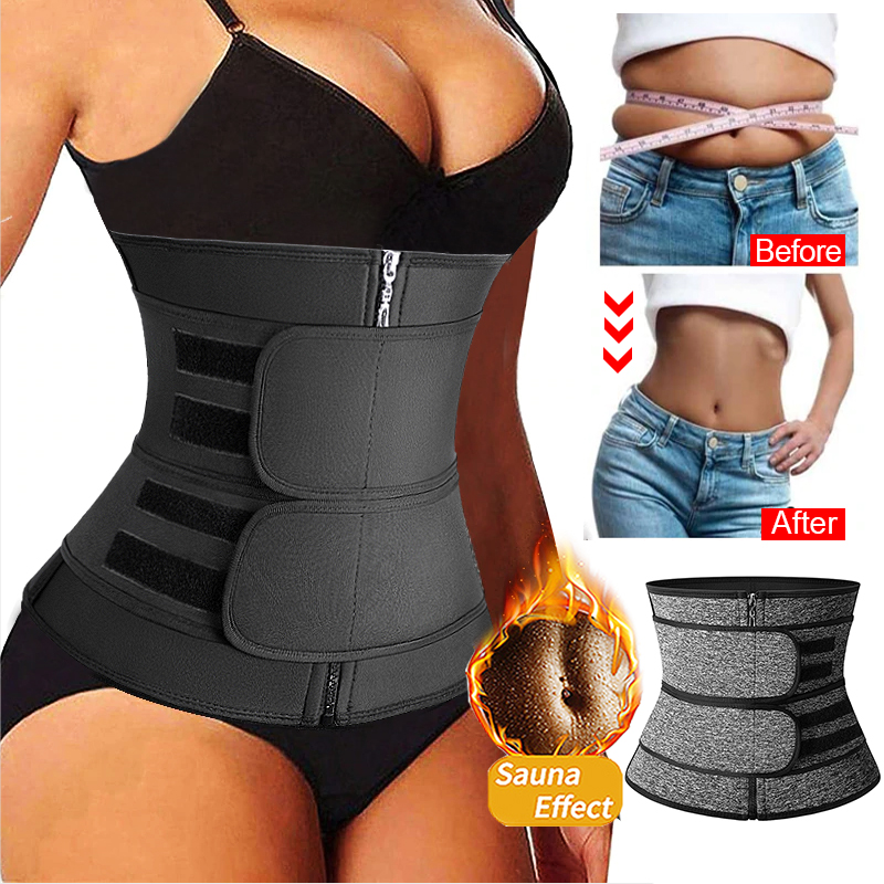 Tummy Sweat Shapewear Bodysuits Women Waist Trainer Slimming 2-3