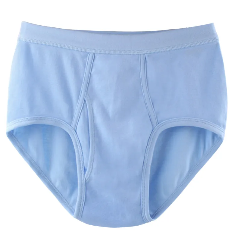 Men Brief Cotton Underwear Old School Underpants Vintage Style