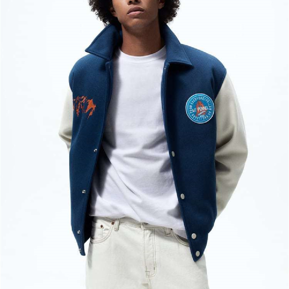 Men's Baseball Uniform Patch Stitching Pilot Jacket Jacket CJdropshipping