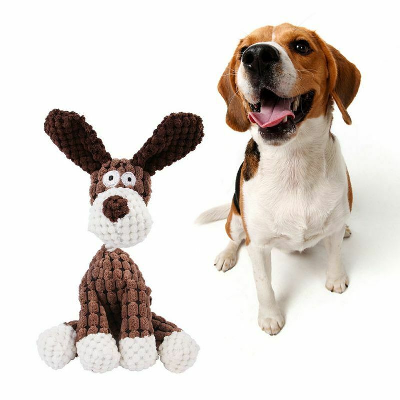 Dropship 1pc Plush Pets Dog Toys Animals Shape Sound Squeaky Chew  Bite-Resistant Cleaning Teeth Dog Chew Puppy Training Toy Pet Supplies to  Sell Online at a Lower Price