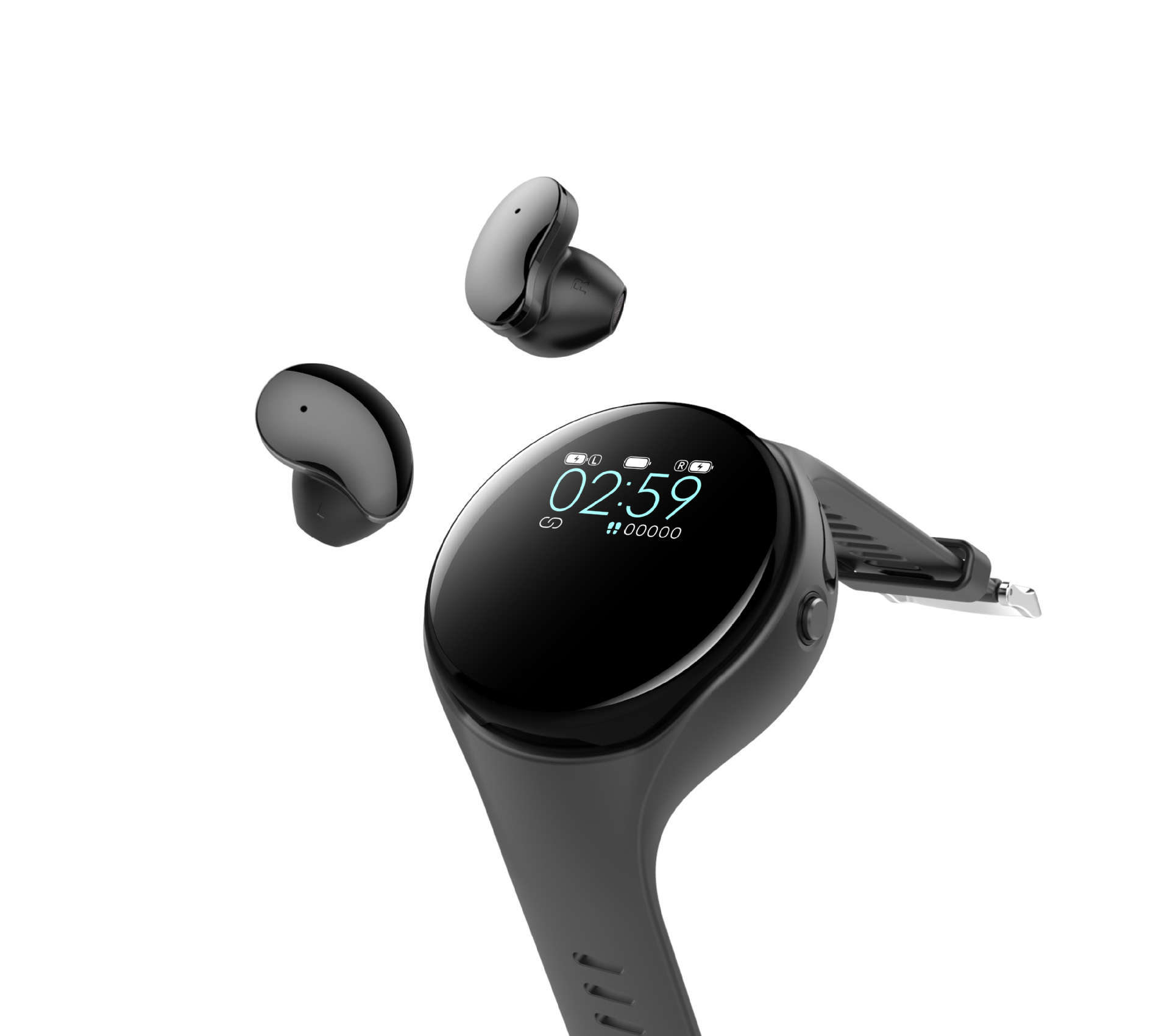 Bluetooth headset best sale with watch