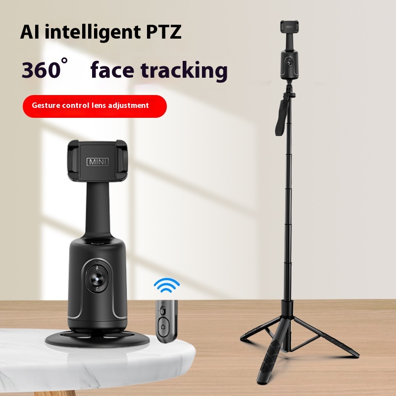 360 Auto Face Tracking Gimbal AI Smart Gimbal Face Tracking Auto Phone Holder For Smartphone Video Vlog Live Stabilizer Tripod - Image 5