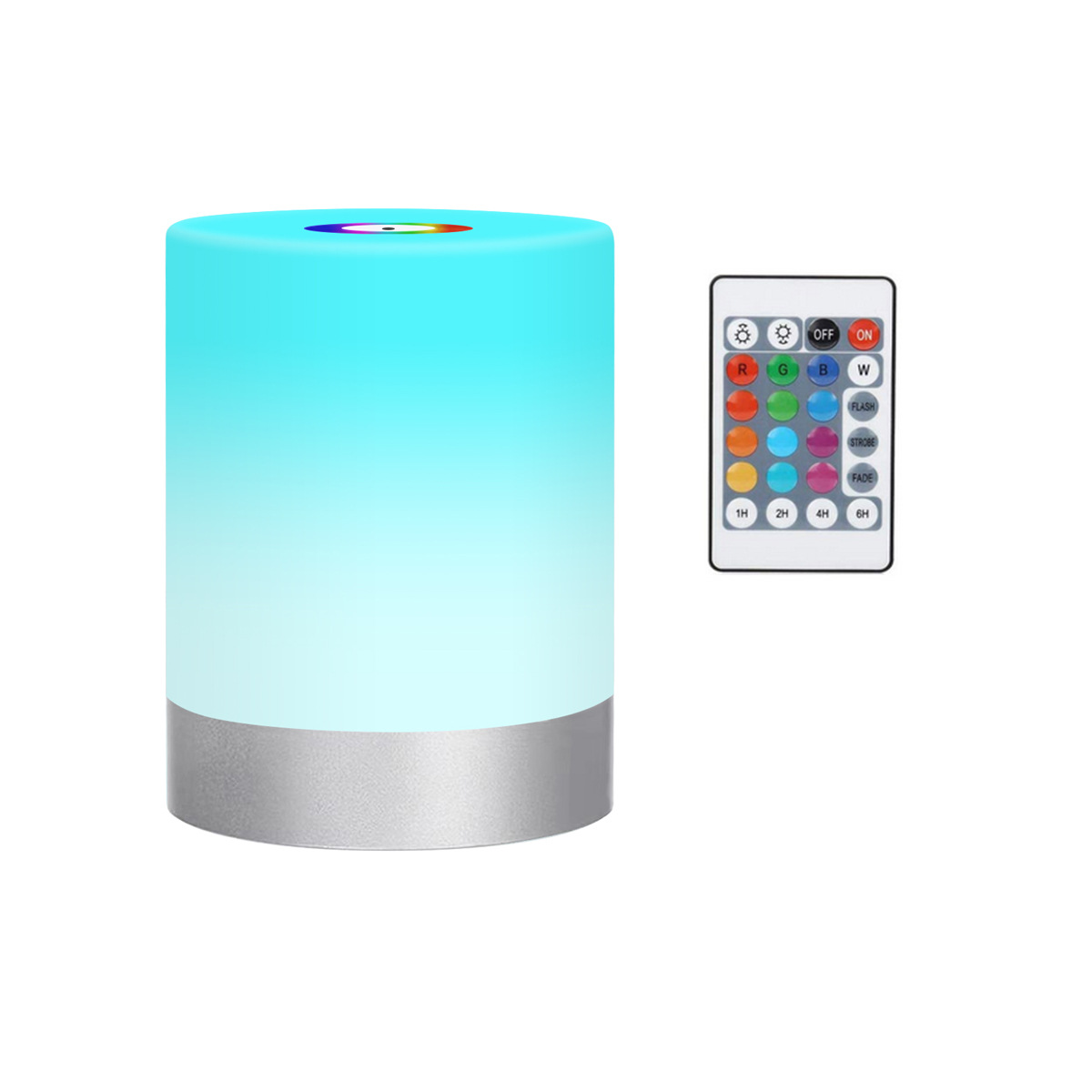 Simple And Creative LED Colorful Remote Control Night Light