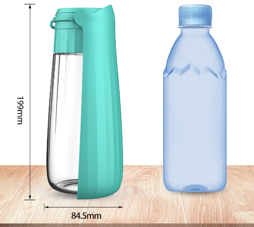 Dog Water Bottle, Multifunctional Dog Water Cup, Portable Drinking Bottle  For Dogs And Cats, Pet Travel Water Drink Bottle, 300 ML Water Cup(With  Filter) 