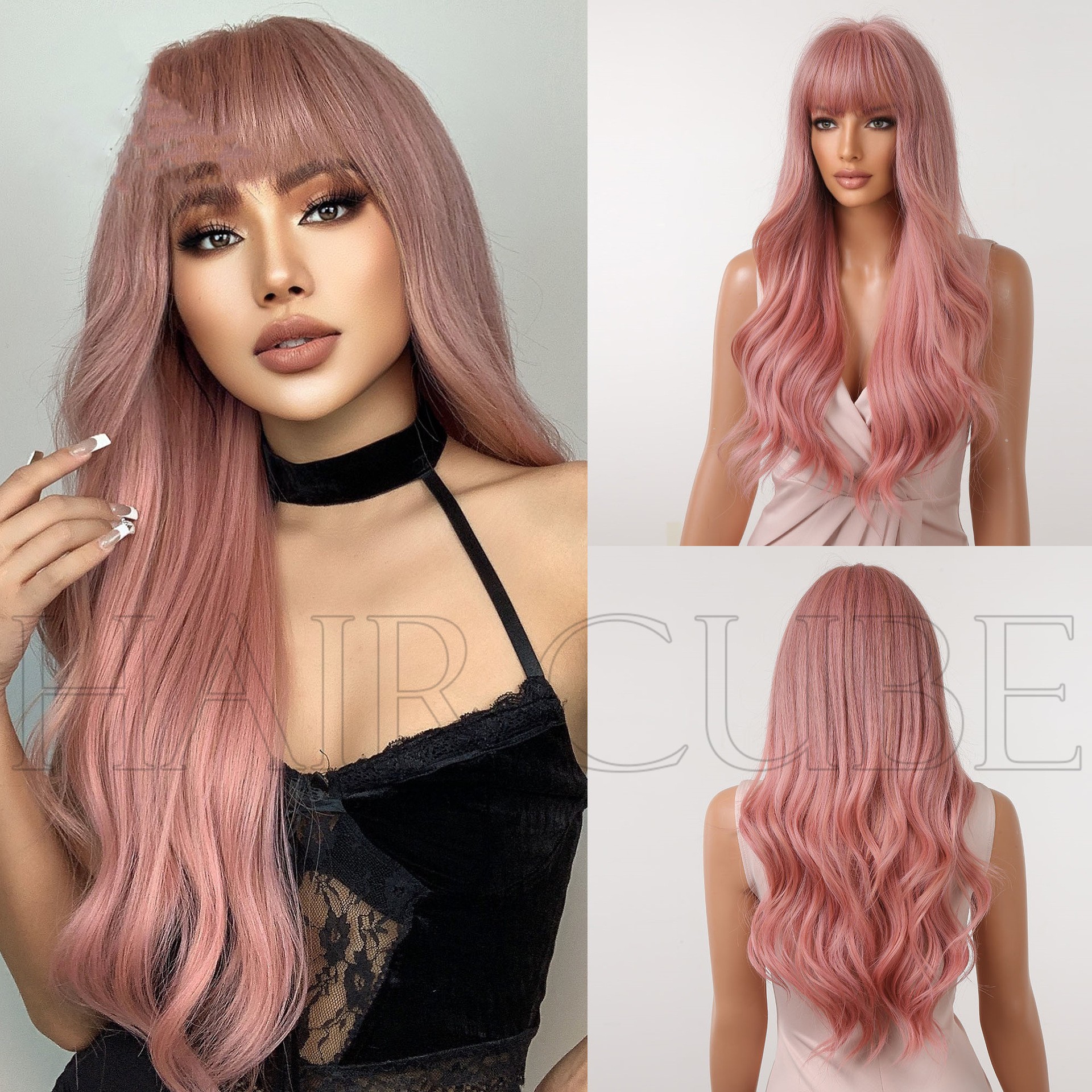 Review for Big wave long curly wig yv30193