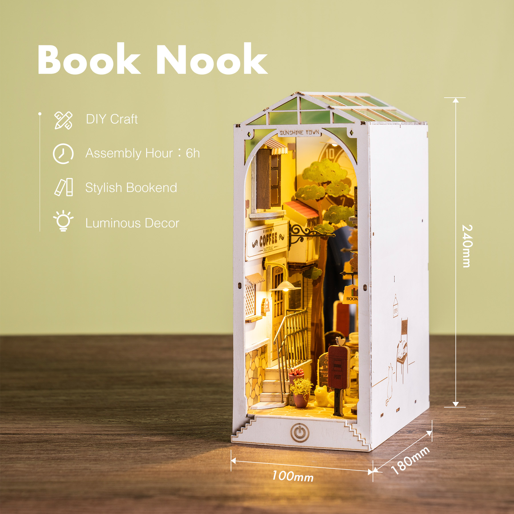 Maquette, Book Nook Time Travel