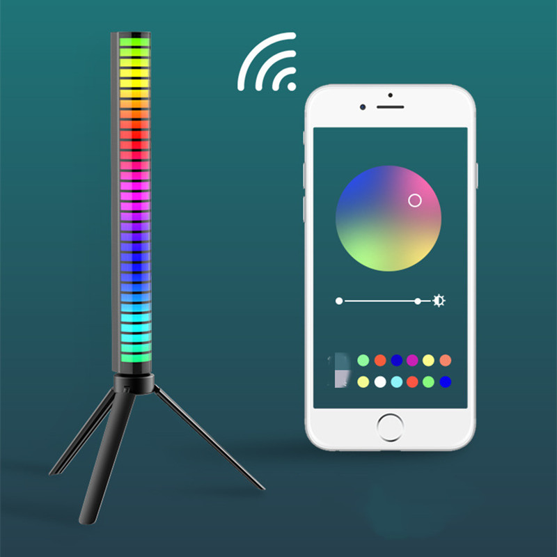 New Car Sound Control Light RGB Voice-Activated Music Rhythm Ambient Light  With 32 LED 18 Colors Car Home Decoration Lamp - CJdropshipping