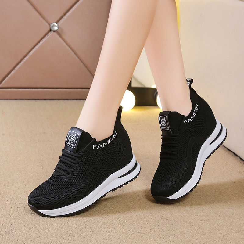 Women's High Rise Thick Soled Sneakers - CJdropshipping