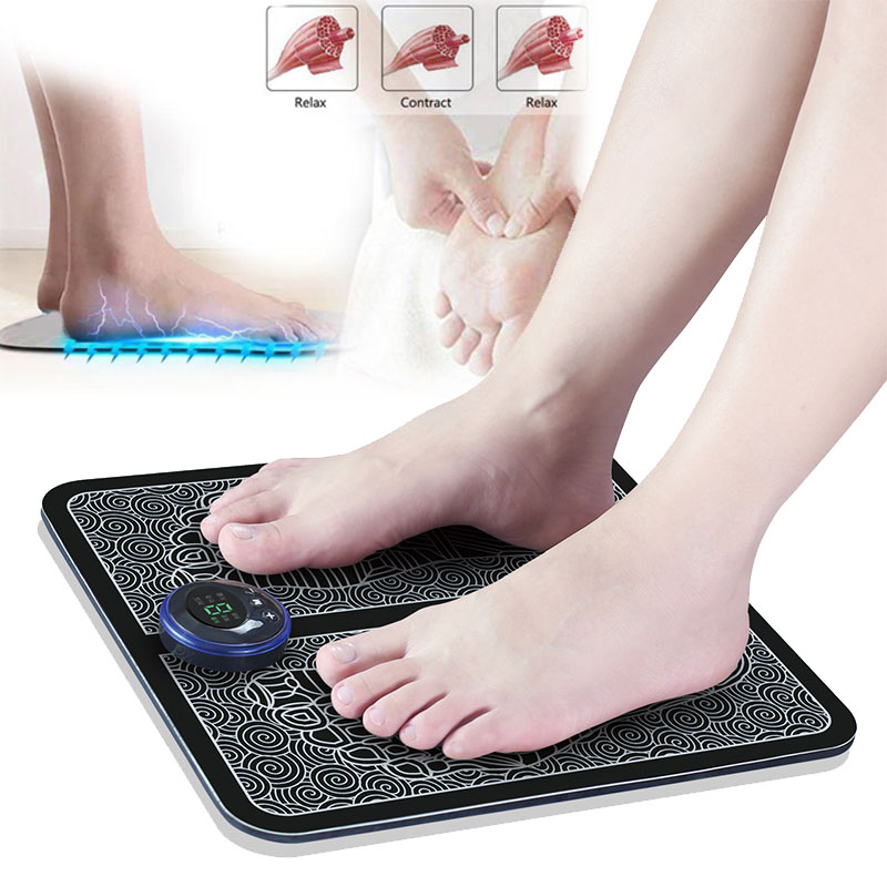 Dropship EMS Foot Massage Pad Electric Stimulator Massager Unit  Rechargeable Leg Reshaping Muscle Pain Relax to Sell Online at a Lower  Price