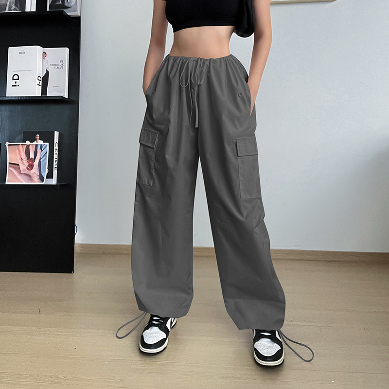 HSMQHJWE Womans Dress Pants Pants Rompers For Women Casual Plus Size  Women'S Plus Size Tethered Straight Cargo Pants Straight Wide Leg Loose  Casual