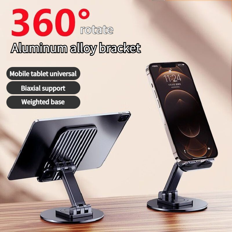 Foldable Phone Stand For Desk - Height Adjustable Cell Phone Holder Portable Cel - Picture 8 of 8