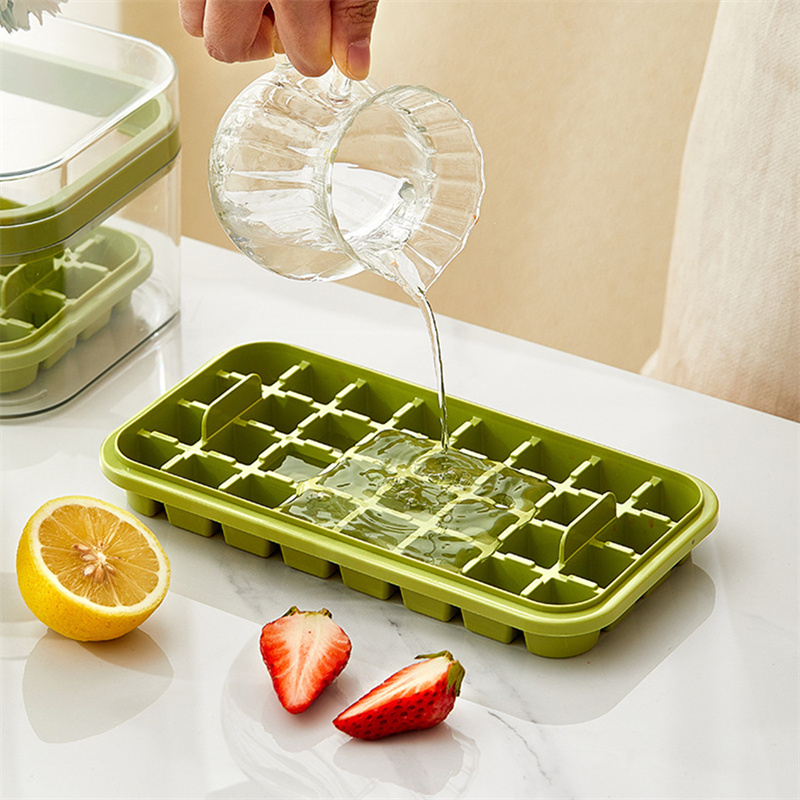 15/24 Grid Silicone Ice Cube Mold Food Grade Ice Cube Square Tray Mold  Reusable Ice Ball Mold Ice Cube Maker Kitchen Tools