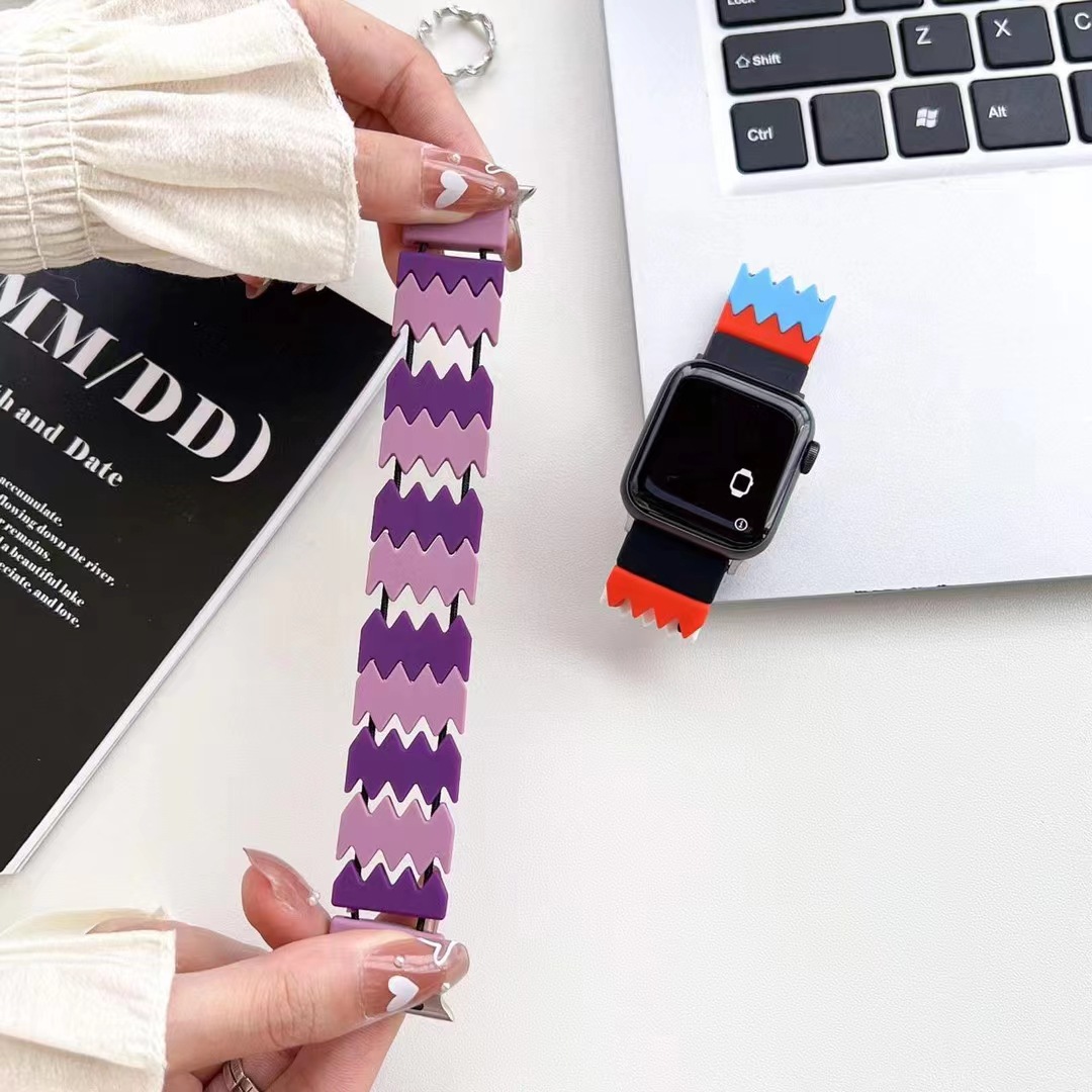 Applicable To Watch Jelly Elastic Wrist Band CJdropshipping