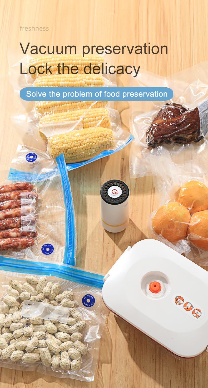 FreshDaddy™ Compact Electric Vacuum Sealer