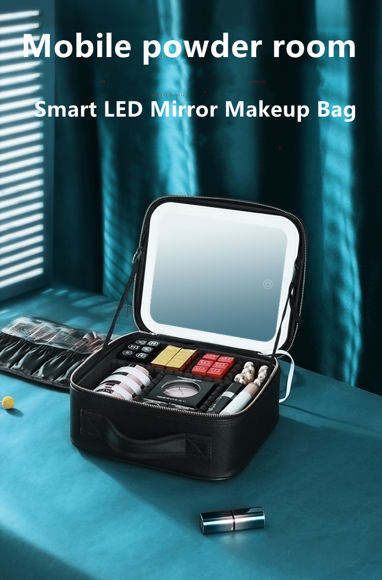 Large Capacity Travel Cosmetic Bag - Portable Makeup Bags for