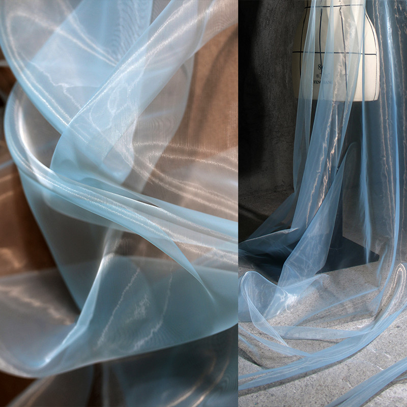 Thin Water Gloss Organza Delicate Seethrough Mesh Fabric CJdropshipping