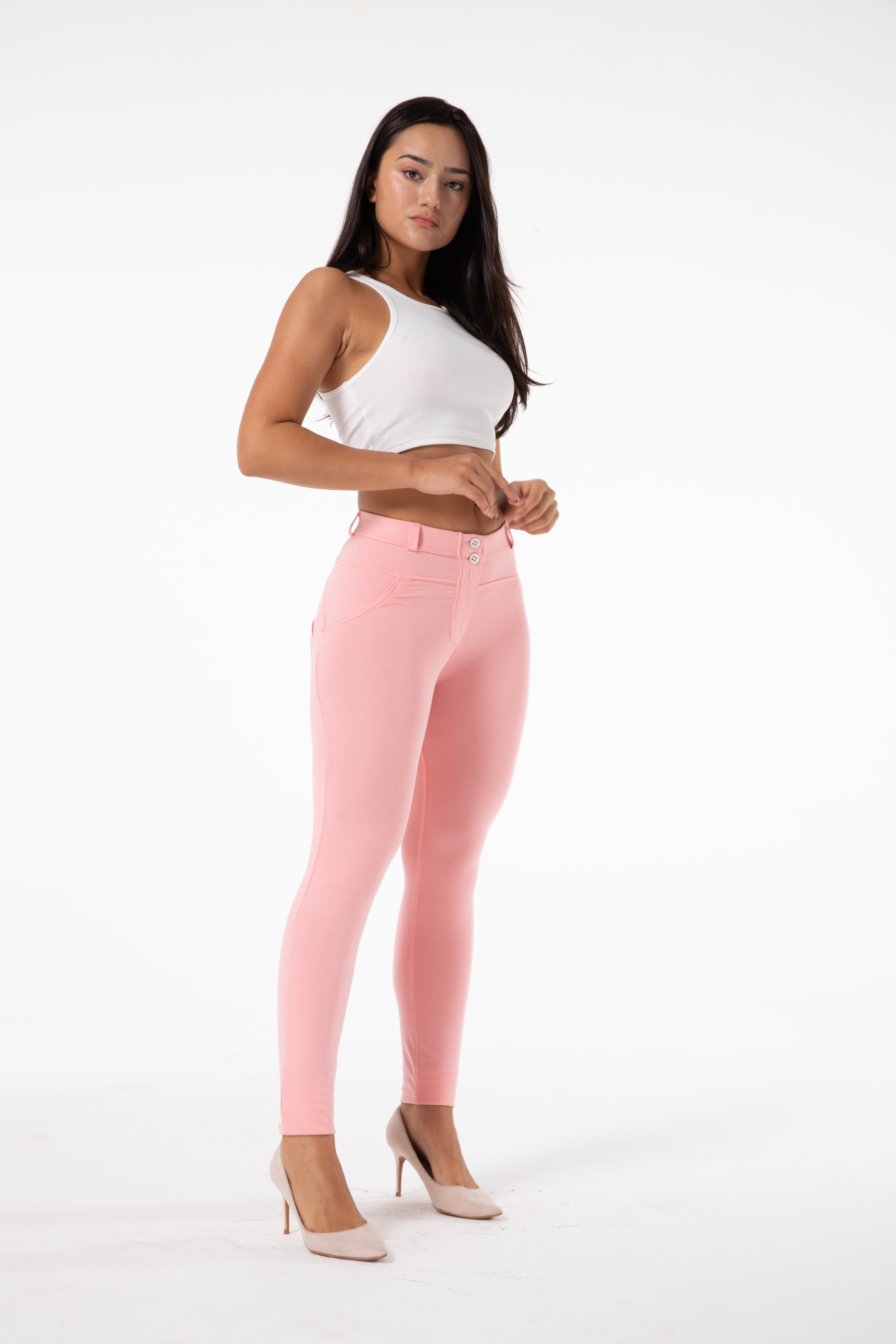 Shascullfites gym and shaping White Fleece Lined Leggings Winter